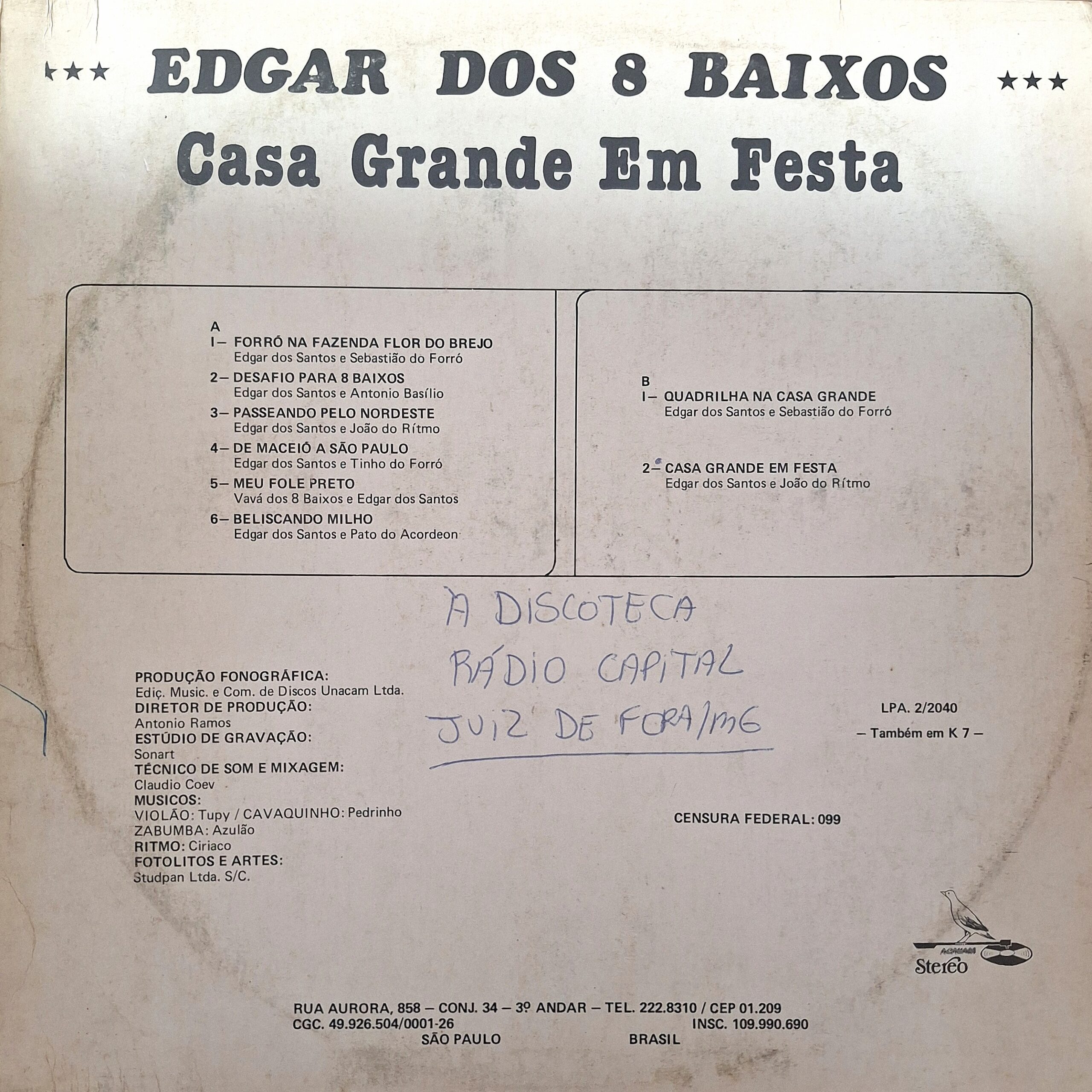 Edgar dos 8 Baixos - Casa Grande em Festa - Imagem 2